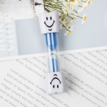 2 Minutes Smiling Face The Hourglass for Kids Toothbrush Timer Sand Clock, blue sand